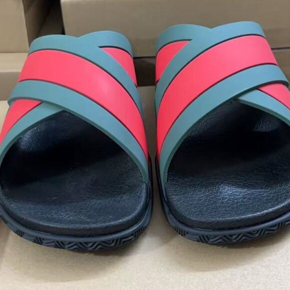 Mens Gucci Sandals With Web Size 41 - Picture 1 of 5